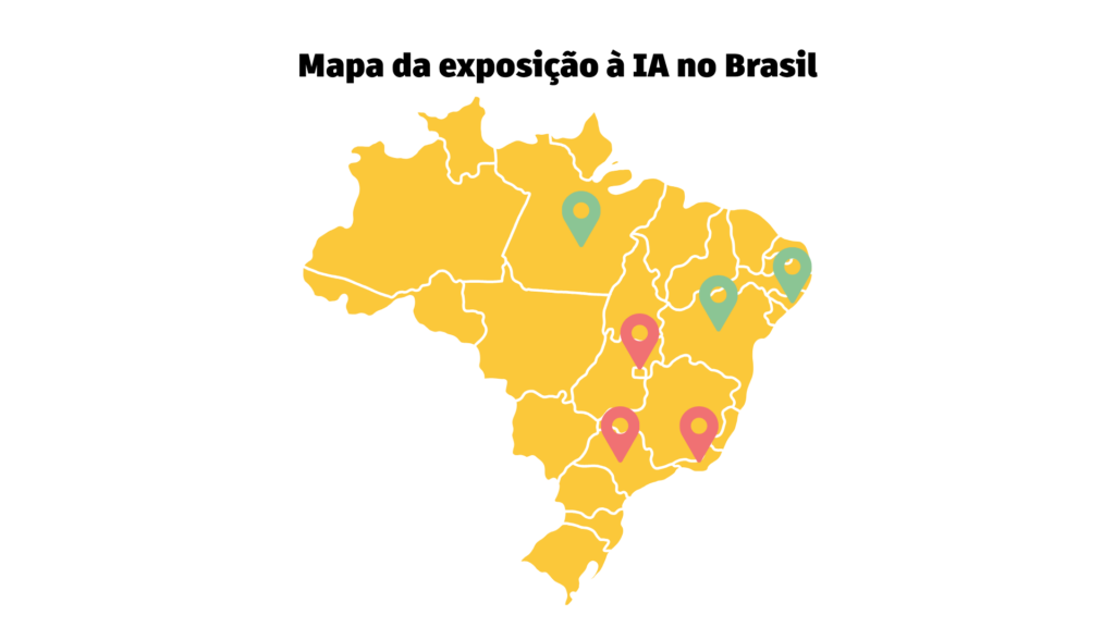 Mapa do Brasil e o avanço da IA